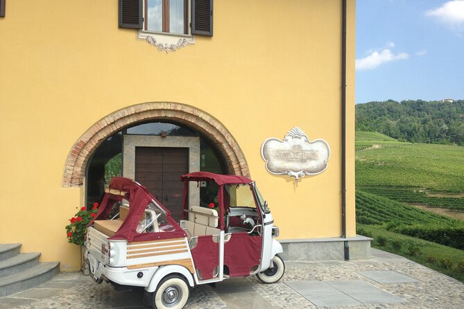 Half Day Private Tour Ape Calessino in the Barolo Langa - Stop 1: Castiglione Falletto and its medieval vibe