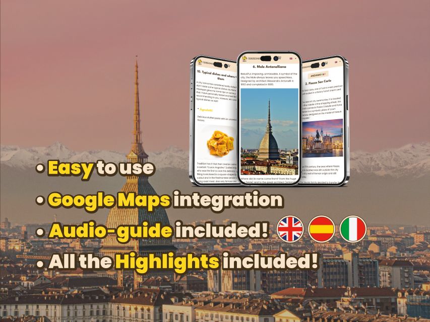 Torino: Digital Guide made by a Local for your walking tour - A local voice that keeps the city human