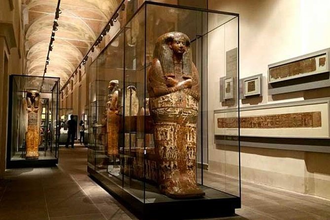 Turin Egyptian Museum Entry Ticket plus Turin Digital Audioguide - The royal-burial focus: sarcophagi and myth built from real artifacts